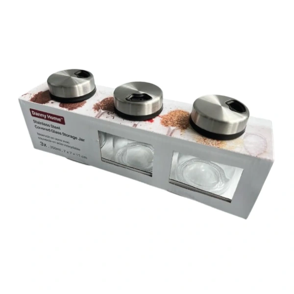 Набор баночек для специй DH 250 мл 3 шт. 1900-48
