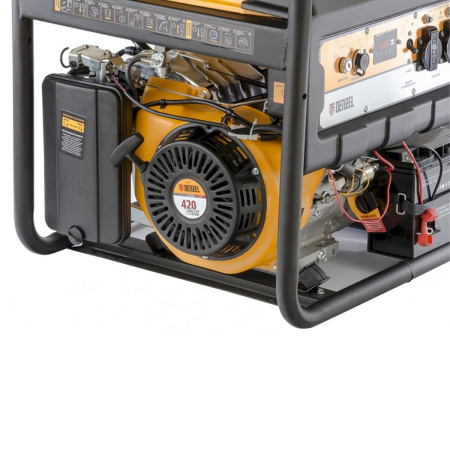 Генератор бензиновый PS-55EA, 5,5 кВт, 230В, 25л, коннектор автоматики, электростартер// Denzel