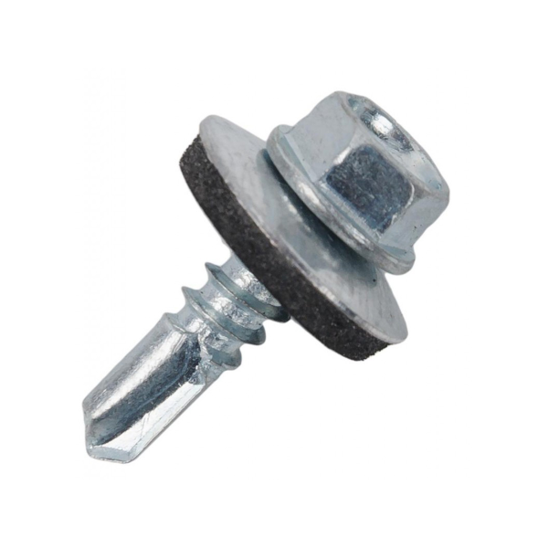 Саморез кровельный 5,5х19 по металлу с гелевой прокладкой (1кг)