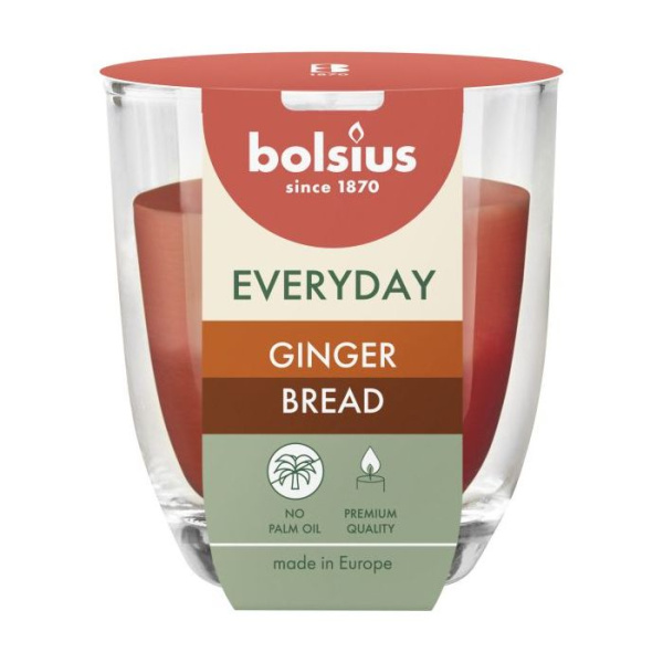 Аромасвеча в стакане Bolsius Everyday 8х7 см Gingerbread