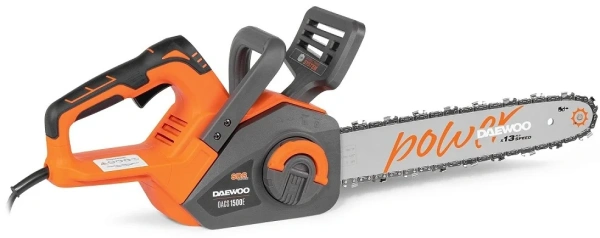 Пила цепная Daewoo DACS 1500E, 1500 Вт, 230 B, бесщеточный, 5100 об/мин, длина шины 35 ( 14ʺ ) (см/д