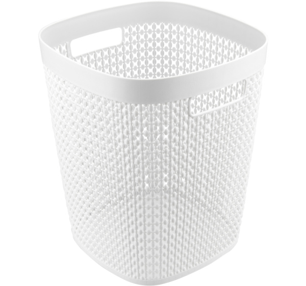 Корзина для бумаг IDEA ПИРУЛА 10л Белый М 2500