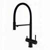Смеситель д/к GROSS AQUA GA 3188611SSMBB Neosteel под.к фильт. гиб.изл.