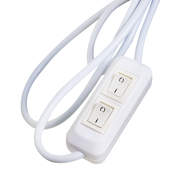 Лампа настольная черная с LED подсветкой у основания