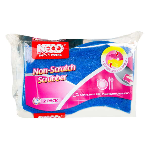 Набор губок NECO для посуды волна 2шт PRC
