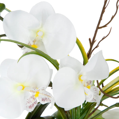 Композиция цветочная Atmosphera Орхидея черная основа36х16х44 см 150752180A