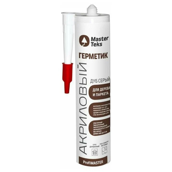 MasterTeks PM герметик акриловый для дерева и паркета 0,29 дуб (РОССИЯ)