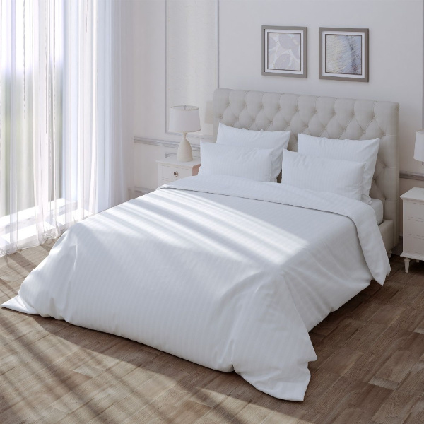 Набор наволочек Verossa Stripe Royal 70х70 см белый 197375