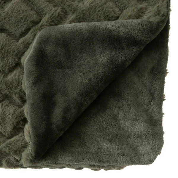 Плед Atmosphera Mara 180х230 см мех хаки 188512K