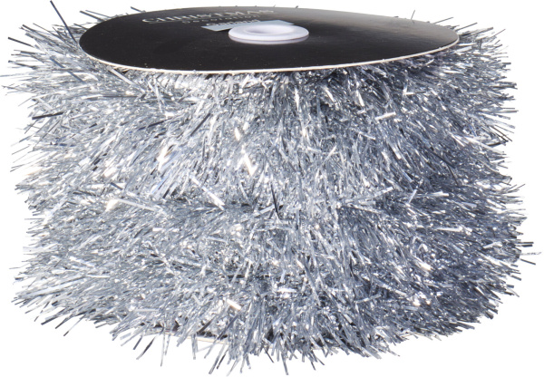 Мишура в руллоне 10 м серебро CAA754510 К