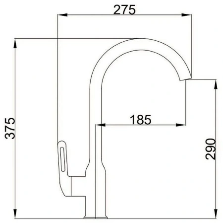 Смеситель д/к HAIBA HB70825-5 золото
