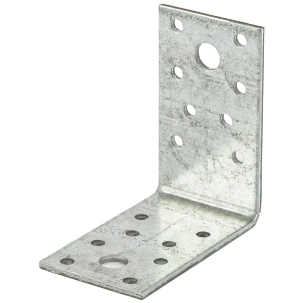 Крепежный уголок 2,0 мм, КU 70x70x40 мм, Россия// Сибртех