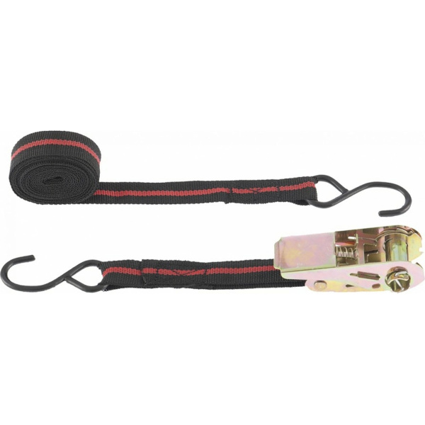 Ремень багажный с крюками, 5 м, храповой механизм Automatic// Sparta