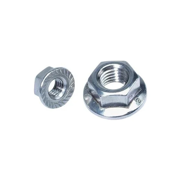 Гайка М8 с фланцем, цинк, DIN 6923 (5 шт в зип-локе) STARFIX, арт.SMZ1-66043-5