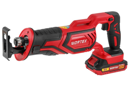 Пила сабельная аккумуляторная WORTEX CSR 1118 E в кор. ALL1 МЕГА АКЦИЯ 18В, 1 акк., 2 Ач, дер. 115 м