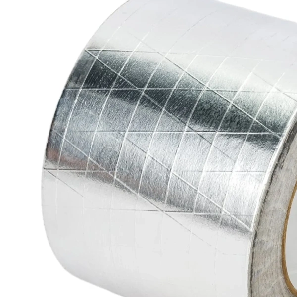 Лента алюминиевая клейкая армированная 100мм х 40м, арт.SMP-55611-1