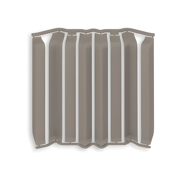 Накладки для плинтуса фигурного 80мм "Идеал Дюра" (набор из 8 эл. во флоупаке), 036 Платиново-серый