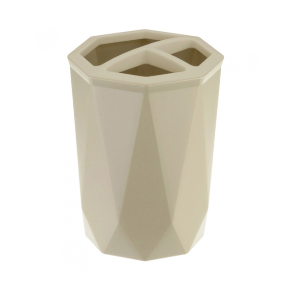 Подставка для зубных щеток ПРИЗМА   Латте