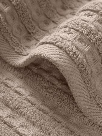 Полотенце Verossa махровое 50х90 см Pique texture Цвет Кофе