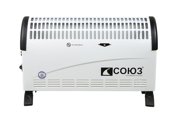 Обогреватель конвекторный СОЮЗ КОС-1000С 500/1000Вт, СТИЧ, мех.термостат, напольн/настен