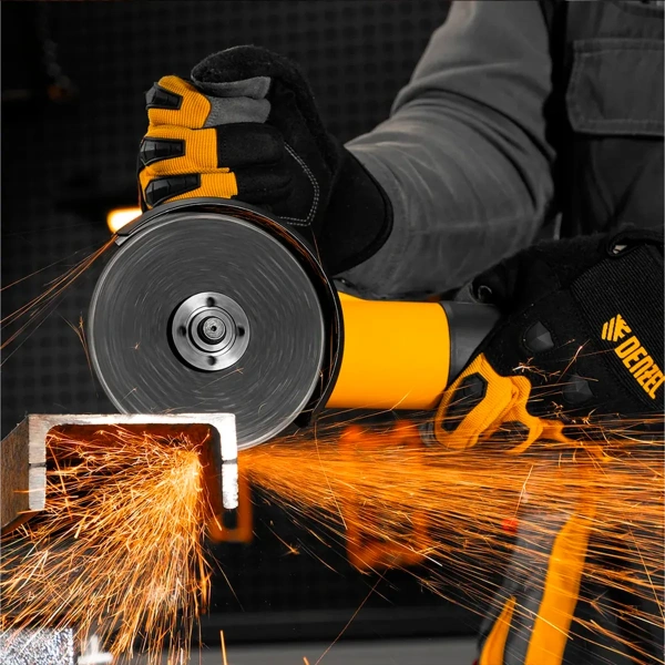 Машина шлифовальная угловая AGH125-900, 900 Вт, 125мм, 11000 об/мин// Denzel