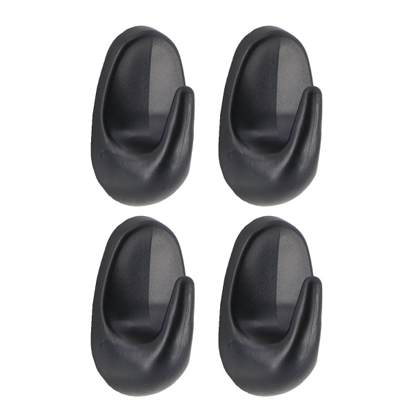 Набор крючков для ванной Tendance 4 шт черный 9041103