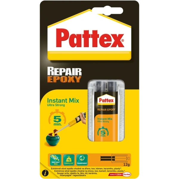 Клей PATTEX REPAIR EPOXY 5 MIN 11 ML эпоксидный