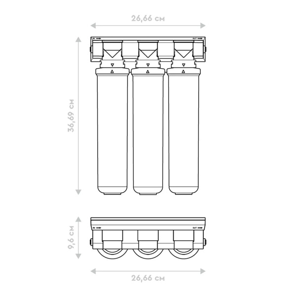 Водоочиститель бытовой "БАРЬЕР ЭКСПЕРТ Жесткость х2" Н291Р01
