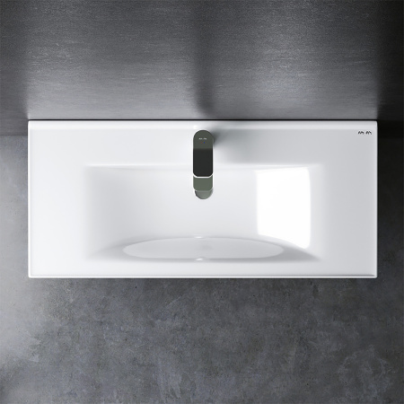 Тумба под умывальник AM.PM  M85AFSX1002WG X-Joy, напольная, 100 см, 2 ящика, белый глянец,