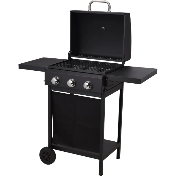 Барбекю газовый BBQ площадь приготовления 48х38 см 3 конфорки по 2,8 кВт X88000020 К