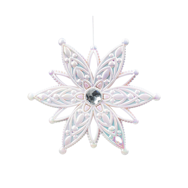 Украшение елочное подвесноеMAGIC TIME Цветок 13,2x1,6x11,5 см 91203