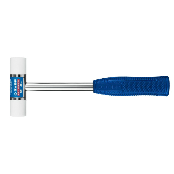 Молоток-киянка ЗУБР, с полимерными бойками, 180 г, 30 мм