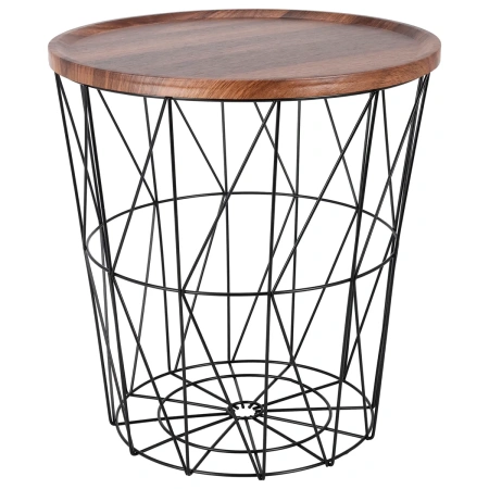 Столик журнальный 37х39 см черный HZ1234170 К