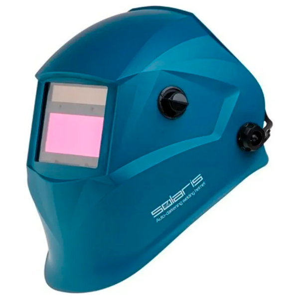 Щиток сварщика с самозатемняющимся светофильтром Solaris ASF520S (синий), арт.ASF520S.MBL