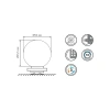 Светильник Gauss LED MAKEUP MK001 10W 780lm 220-240V для зеркала