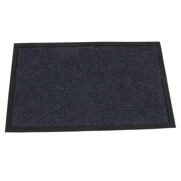 Коврик (темно серый)прорезиненный придеверный 46*76 см., PRC