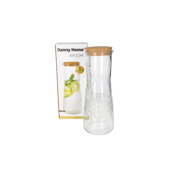 Графин DH с крышкой 1130 мл стекло SD-020