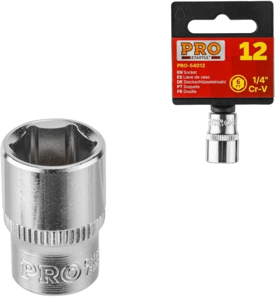Головка 1/4" 12мм 6гр. PRO STARTUL (PRO-54012)