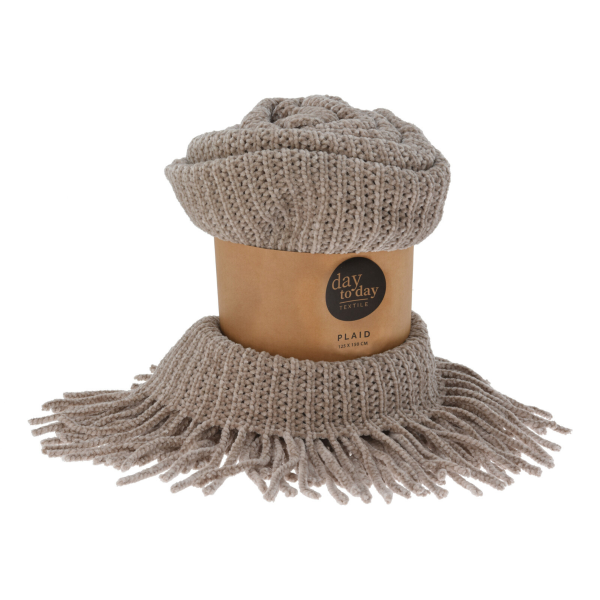 Плед 125х150 см шенил 4 цвета в ассортименте AAE820550 К