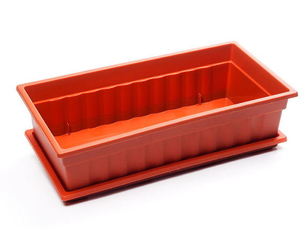 Ящик для рассады и цветов Домашняя грядка 430*220*115, с/п терракот Мп502Т