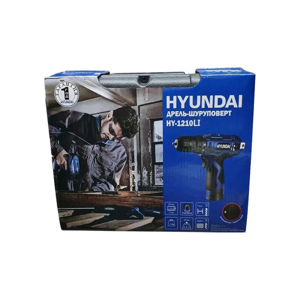 Дрель-шуруповерт HYUNDAI , 2 АКБ Li-on, HY-1210 LI