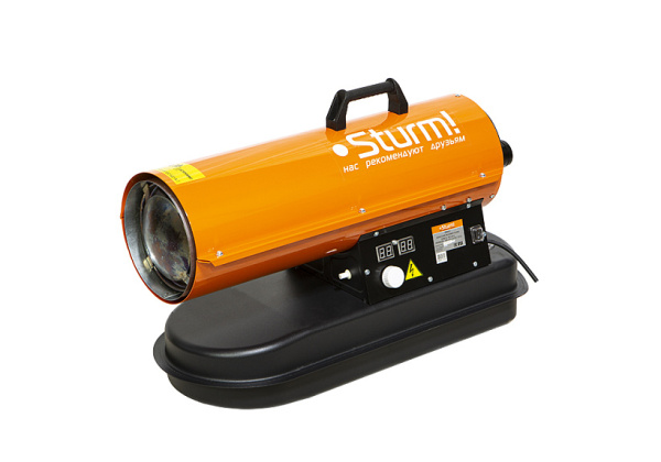Пушка тепловая дизельная Sturm! DKH15 15 кВт, 350 м3/час, потребл. 1,18 л/ч, бак 12 л