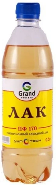 Лак ПФ-170 "Alkid Varnish", для вн. и наруж. работ 4л.