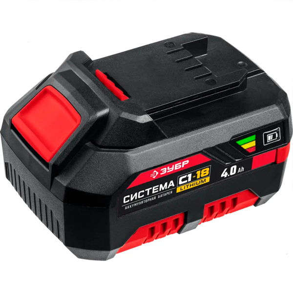Пила сабельная ЗУБР 18В, 1 АКБ (4Ач), СПЛ-185-41  в коробке,