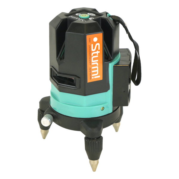 Уровень лазерный Sturm! 4010-11-AL, 5лучей, 10mW, очки, зарядн.устр., micro usb, доп.аккумулятор