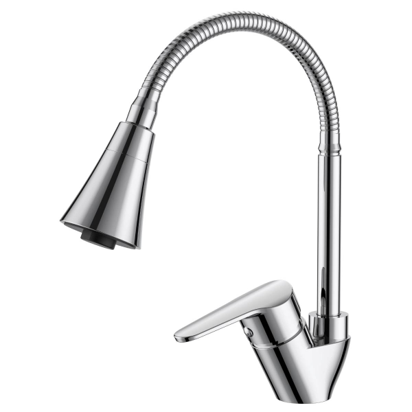 Смеситель д/к, хром VODA Breeze BZ519flex