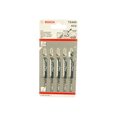 5 PCS Jigsaw Blades T244D Wood