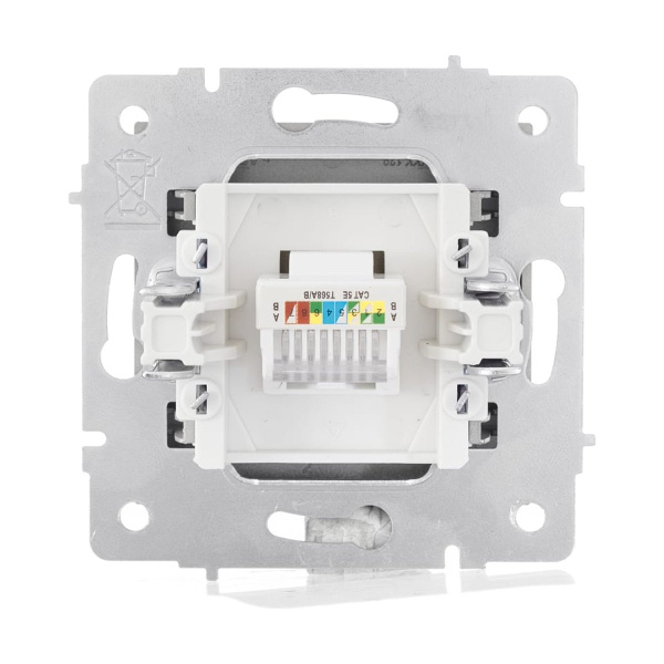 Розетка VESNA 742 3788 139 компьютерная титан (механизм)