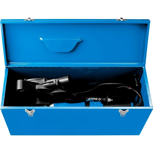 Штроборез (бороздодел) ЗУБР Профессионал d 180 мм, 2100 Вт, 45 мм, метал. ящик, (ЗШ-П45-2100 ПВТК)