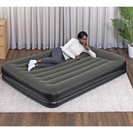 Кровать надувная Bestway Tritech Queen 203х152х36 см встроенная подушка 67699